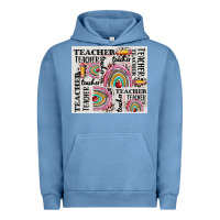 Pigment Pebble Blue teacher tumbler Urban Hoodie - CowGirlArtShop