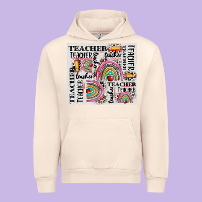 Teacher Tumbler Urban Hoodie Designed By Cowgirlartshop
