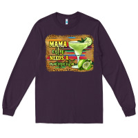 Plum mama cita needs a margarita Long Sleeve Tee - Jasminsmagicworld