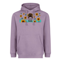 Lavender western mama messy bun Heavyweight Hoodie - Jasminsmagicworld