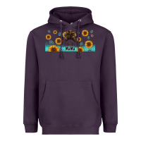 Plum western mama messy bun Heavyweight Hoodie - Jasminsmagicworld