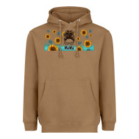 Toasted Coconut western mama messy bun Heavyweight Hoodie - Jasminsmagicworld