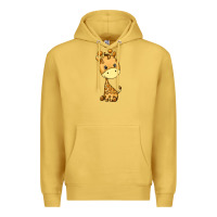 Antique Gold giraffe Premium Hoodie - texasbilliewilder