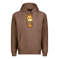Chestnut giraffe Premium Hoodie - texasbilliewilder