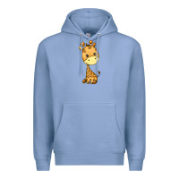 Colony Blue giraffe Premium Hoodie - texasbilliewilder