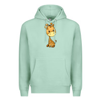 Seafoam giraffe Premium Hoodie - texasbilliewilder