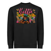Black rottweiler mom Heavyweight Sweatshirt - Artiststas