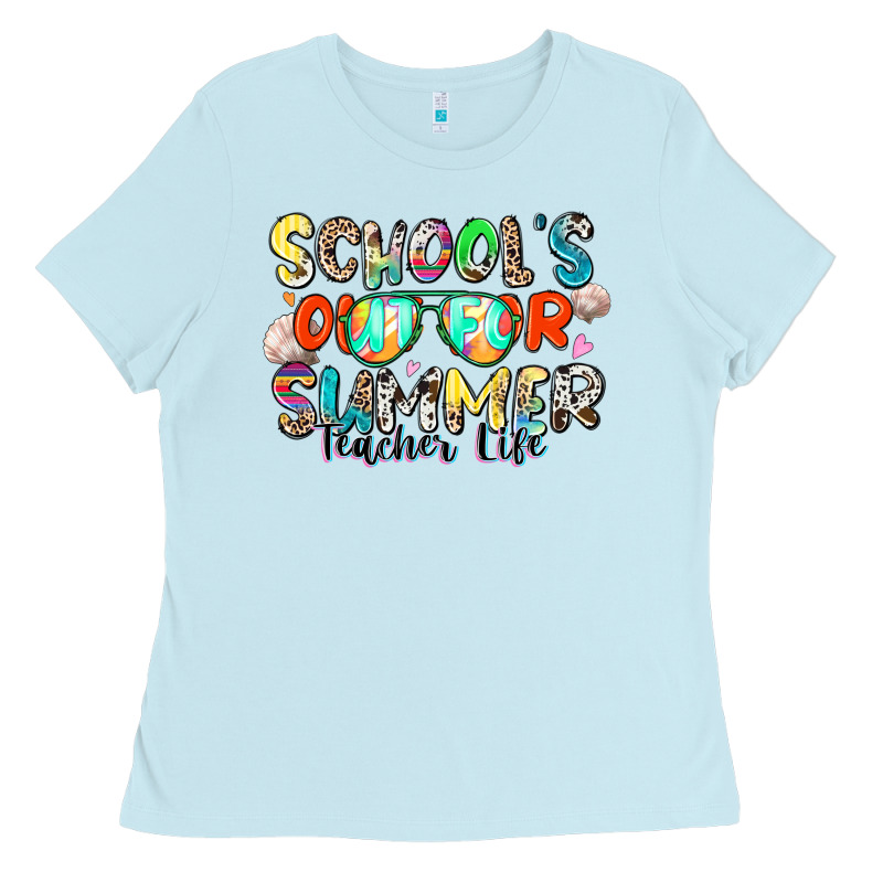 School's Out For Summer Teacher Life Ladies Tee by Zillion Design Studio | Teevron