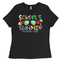 Black school's out for summer teacher life Ladies Tee - Zillion Design Studio