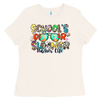 Bone school's out for summer teacher life Ladies Tee - Zillion Design Studio