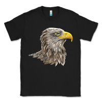 Black American White Sea Eagle Head Classic Tee - LillyAllenDesigns