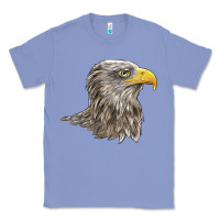 Colony Blue American White Sea Eagle Head Classic Tee - LillyAllenDesigns