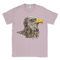 Lilac American White Sea Eagle Head Classic Tee - LillyAllenDesigns
