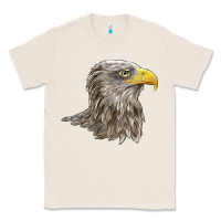 Natural American White Sea Eagle Head Classic Tee - LillyAllenDesigns