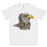 White American White Sea Eagle Head Classic Tee - LillyAllenDesigns