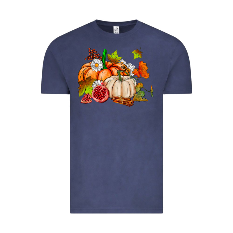 Pumpkins Daisies And Fall Leaf's Ado Vintage Tee by AdoDesignShop | Teevron