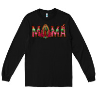 Black mama floral aztec leopard Long Sleeve Tee - Jasminsmagicworld