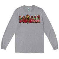 Heather Grey mama floral aztec leopard Long Sleeve Tee - Jasminsmagicworld