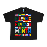Black hispanic haritage month flags Urban Heavy Tee - BundleAndBundleShop