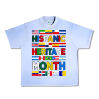 Grape Ice hispanic haritage month flags Urban Heavy Tee - BundleAndBundleShop