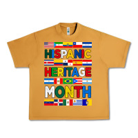Peanut Butter hispanic haritage month flags Urban Heavy Tee - BundleAndBundleShop