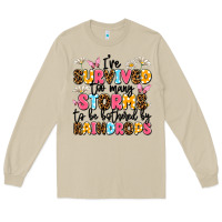 Mushroom i've survived too many storms Long Sleeve Tee - JahusDesignShop