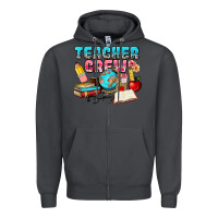 Smoke teacher crew Zipper Hoodie - NancyCooperArtShop