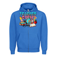True Royal teacher crew Zipper Hoodie - NancyCooperArtShop