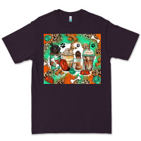 Plum dog coffee cups Premium Tee - Zillion Design Studio