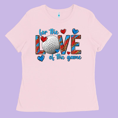 Ladies Tee for the love of the game hockey