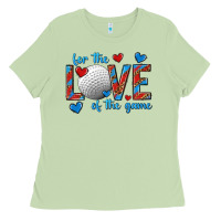 Matcha for the love of the game hockey Ladies Tee - texasbilliewilder