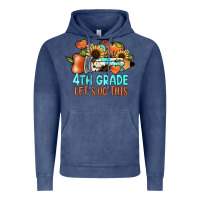 Vintage Denim 4th grade let's do this Vintage Hoodie - JahusDesignShop