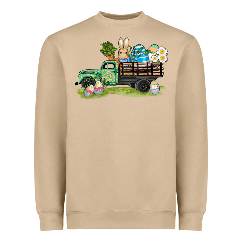 Easter Hunt İn Truck Heavyweight Sweatshirt by AdoDesignShop | Teevron