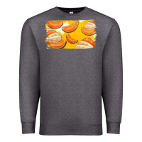 Charcoal Heather Colorado Cantaloupe Background Premium Sweatshirt - Bettercallsaul