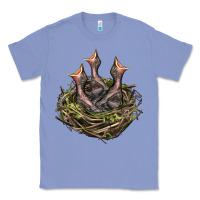 Colony Blue Bird Nest With Baby Birds Classic Tee - LillyAllenDesigns
