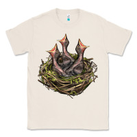 Natural Bird Nest With Baby Birds Classic Tee - LillyAllenDesigns
