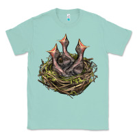 Bird Nest With Baby Birds Classic Tee | Teevron