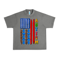 Tornado autism american flag Urban Heavy Tee - AdoDesignShop