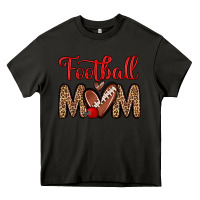 Asphalt football mom Heavy Core Tee - Zillion Design Studio