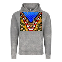 Cloud Rock american sunflower and camouflage Vintage Hoodie - AdoDesignShop