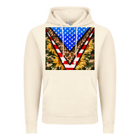 Vintage Artic american sunflower and camouflage Vintage Hoodie - AdoDesignShop