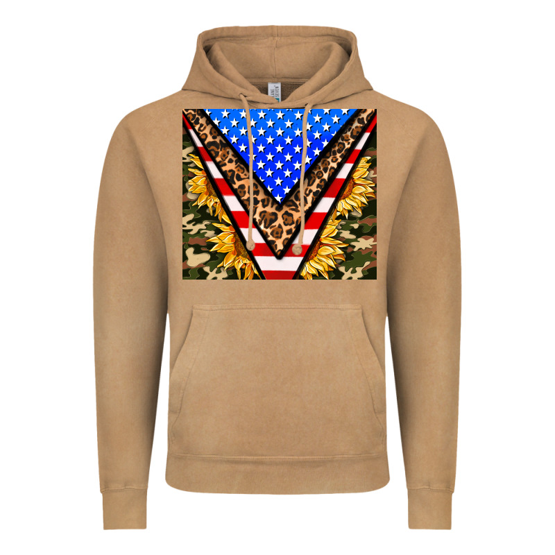 American Sunflower And Camouflage Vintage Hoodie by AdoDesignShop | Teevron