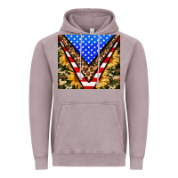 Vintage Zinc american sunflower and camouflage Vintage Hoodie - AdoDesignShop