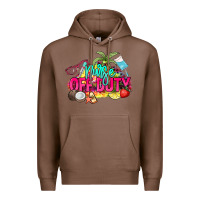 Chestnut Nurse off duty Premium Hoodie - NancyCooperArtShop