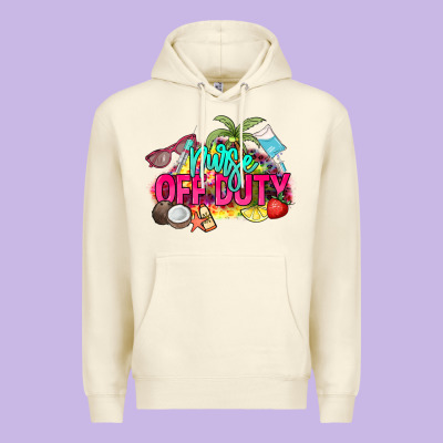Nurse Off Duty Premium Hoodie Designed By Nancycooperartshop
