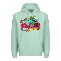 Seafoam Nurse off duty Premium Hoodie - NancyCooperArtShop