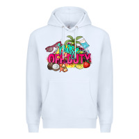 White Nurse off duty Premium Hoodie - NancyCooperArtShop