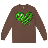 Chestnut mental health awareness heart Long Sleeve Tee - Jasminsmagicworld