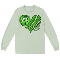 Matcha mental health awareness heart Long Sleeve Tee - Jasminsmagicworld