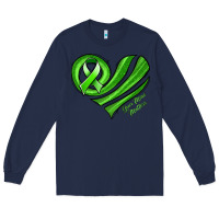 Navy mental health awareness heart Long Sleeve Tee - Jasminsmagicworld